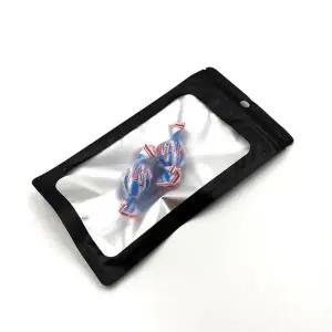 [룽스]지퍼백 반투명지퍼백 블랙(10cmX18cm)