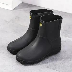 [룽스]작업화 숏 미들 레인부츠 장화 방수 장마철