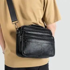 [룽스]소가죽 남성 고급스러운남성백 크로스백 803