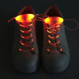 [룽스]안전 축제신발끈 파티 LED 운동화끈 오렌지