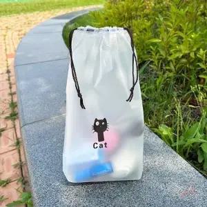 [룽스]보조 가방 생활용품 반투명 파우치