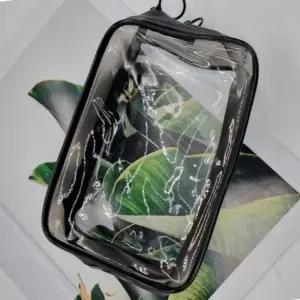 [룽스]투명 방수 투명파우치 파우치 중형 블랙