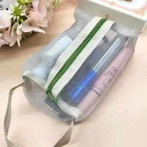 [룽스]메쉬 핸들 파우치 메쉬파우치 소형