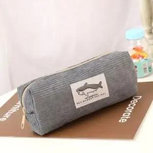 [룽스]텔 대용량필통 상어 필통 차콜