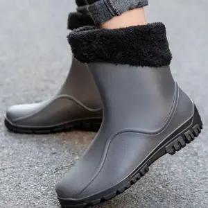 [룽스]다용도 방수 기모 레인부츠 탈부착 겨울