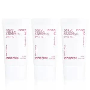 [셀러허브][이니스프리] 이니스프리 톤업 노세범 선스크린 이엑스 60mL 3개 (S16574809)