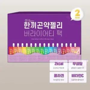 더존건강 한끼 곤약젤리 버라이어티팩 15종 X2팩 (총30팩)