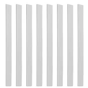 8 PCS 알루미늄 플랫 바 재고 12.08 길이 x 0.78 너비 0.078 두께 정사각형 판 6061 솔리드 밀 산업용 및