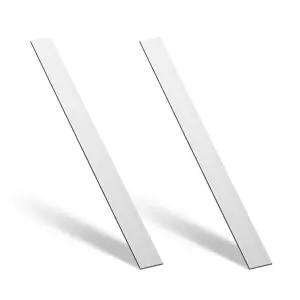 Zonon 2개 6061 알루미늄 플랫 바 1/8 두께 x 1 너비 24 길이 범용 플레이트 금속