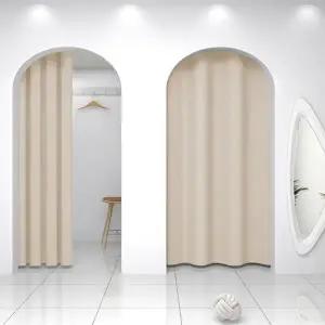 온더벨라 현관 방풍커튼 중문 보온암막커튼 압축봉포함