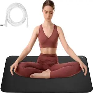 접지 매트 35인치 x 24인치 ？ 가정용 도전성 패드 실내에서 지구의 자연 표면에 연결