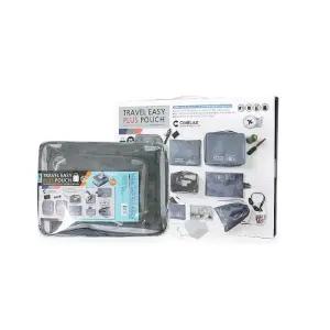 [라일리] Rly 방수 매쉬 트래블 파우치 그레이 캐리어정리 여행