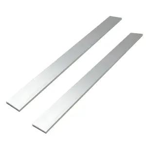 1/8인치 X 1인치 사각 알루미늄 평판 바 12인치 길이 2개 0.6061 3mm 25mm 305mm T6511 솔리드 새 밀 스톡