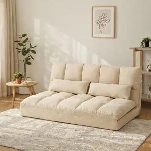 [텐스페이스]안락한 2인 접이식 소파베드(쿠션2개) SB151SC