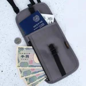 [라일리] Rly 안티스키밍 여행 가방 그레이 해외여행슬링백 여권