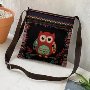 [라일리] Rly 캔버스 여행 블랙 여성 캔버스 크로스 백 가방