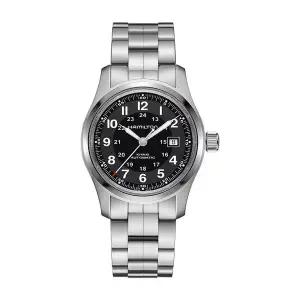 [신세계라이브쇼핑]해밀턴 H70455133 카키 필드 오토 남성 메탈 시계