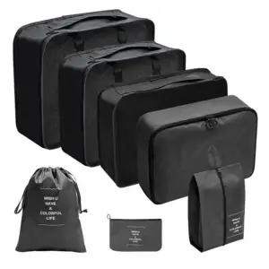 [룽스]여행용 메이크업파우치 파우지 세트 7종