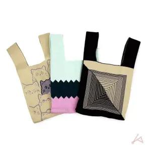 [라일리] Rly 니트 ZF 손가방