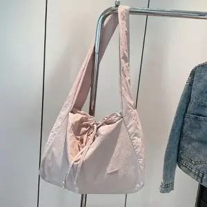 [룽스]숄더 백 여자 운동 천 가방 여성백 핑크