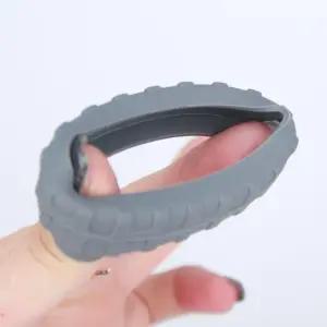 [라일리] Rly 캐리어 그레이 고급형 실리콘 바퀴 커버