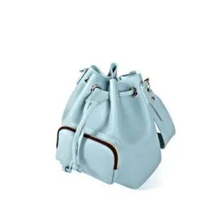 [라일리] Rly 캐주얼 앞포켓 데일리 복조리백 미니 버킷백 숄더