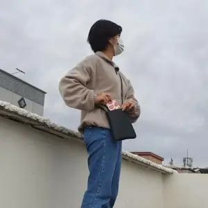 [라일리] Rly 마이크로백 핸드폰가방 잉크블랙