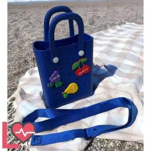 [룽스]교회가방 블루 방수가방 크로스백 파츠세트