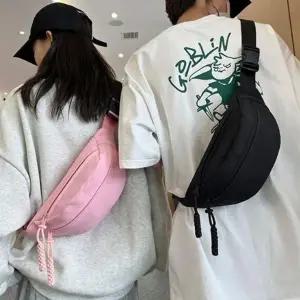 [룽스]힙색 메신져 보조가방 런닝 웨이스트백