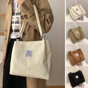 [룽스]숄더백 캐주얼 골덴 사각숄더백 가방