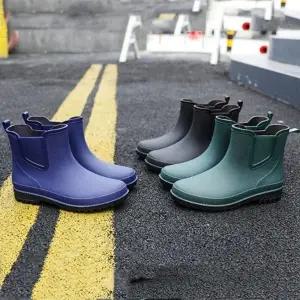 [룽스]발목 레인부츠 짧은 장화 패션 신발