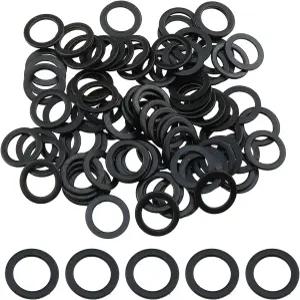 ZZHXSM 100PCS 스케이트보드 스피드 워셔 트럭 액슬 링 8x11x12MM 블랙 슬립 와이어 스페이서 피시보드 및