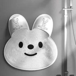 욕실 미끄럼방지 풋 브러쉬 실리콘발매트 발세척