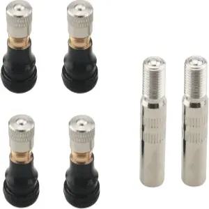 YHXiXi 2세트 스쿠터 튜브리스 밸브 익스텐더 스템 진공 교체 부품