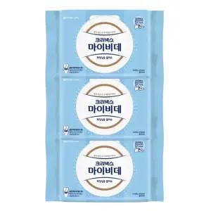 마이비데 물티슈 대용량 캡형 60매 x 3팩 클린케어 화장실용 비데용 물에녹는 비데티슈