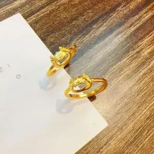 [룽스]용 반지 패션 용커플링 골드링 새해선물