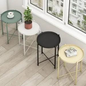 온더벨라 미니멀 티테이블 철제 사이드테이블