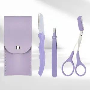 [라메리에] 눈썹다듬기 눈썹정리 숱가위 선물용 세트 여행용 키트