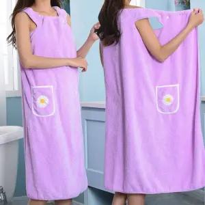 텐제로 1+1 보들보들 대형 롱 전신 바스타올 샤워랩가운 3컬러