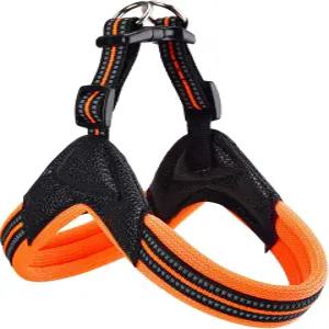 강아지 하네스 노 풀 울트라 소프트 통기성 패딩 반려동물 2 조절 가능한 보튼 3M 반사형 소형 중형견을