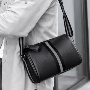 크로스백 소가죽 / 블랙 미니 남성