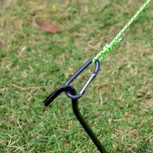 ㄱ자 캠핑조이 알루미늄 타프팩 6p(블랙) 단조팩