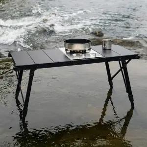 블랙 IGT 캠핑식탁 캠핑 테이블 폴딩 아지트 3.5 유닛