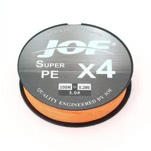 오렌지 낚싯줄 100m 3호 JOF PE 4합사라인