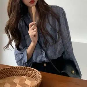 레이스 포인트 플라워 블라우스 여름블라우스 얇은블라우스