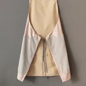 (색상선택_x000D_ 그레이블루(a))구름 타올 방수 앞치마 홈카페 미술 작업