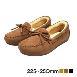 여성모카신 미끄럼방지 부드럽고 따뜻한 내피 털신발 여성 모카신