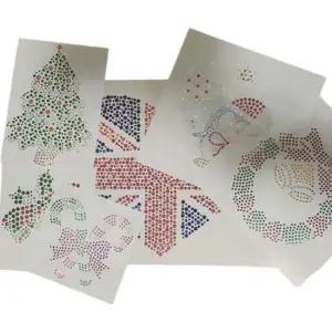 핫픽스 의류 DIY용 스팽글 스티커 고양이 10P 핫픽스 DIY용품