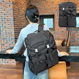 [신상오픈런]대용량배낭 버클 덮개형 멀티포켓 나일론백팩 (29194962)