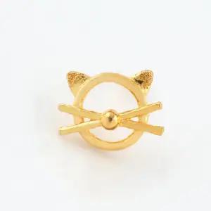 24K 순금 99.9% 고양이 피어싱